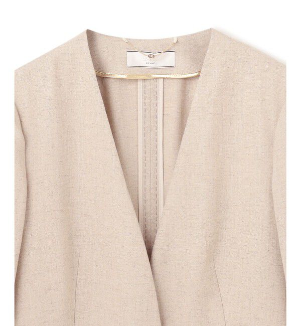 BEIGE,「CAROLE / ノーカラージャケット」|ノーカラージャケット|