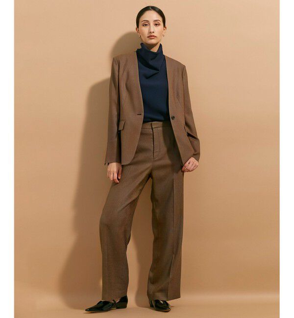 BEIGE,「CAROLE / ノーカラージャケット」|ノーカラージャケット|