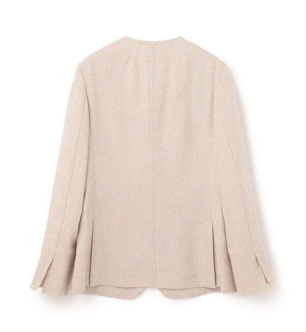 BEIGE,「【L-size】CAROLE / ノーカラージャケット」|ノーカラージャケット|