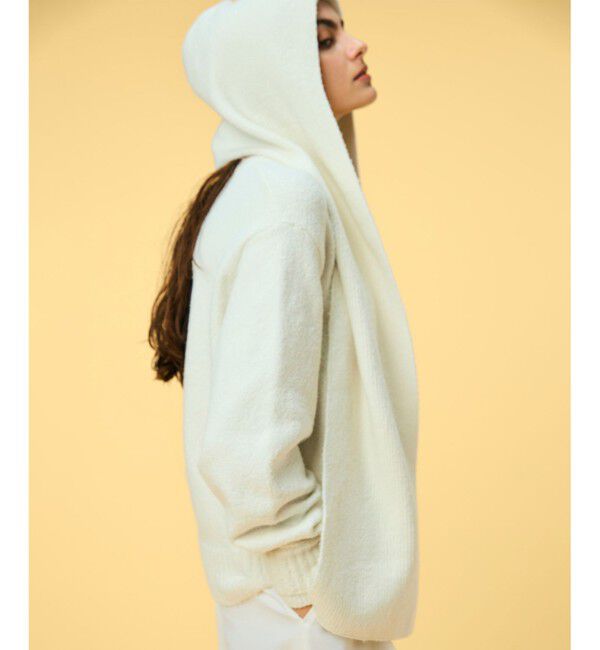 BEIGE,「【洗える】BERTAINA / コットンフーディマフラー」|マフラー|