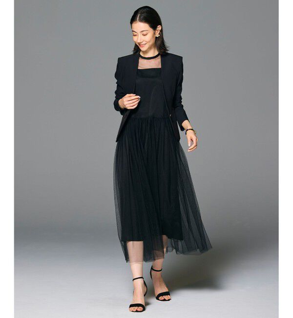 BEIGE,「【L-size・セットアップ対応】LUIZA / ノーカラージャケット」|ノーカラージャケット|