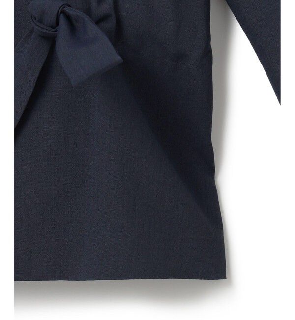 BEIGE,「【洗える・VERY掲載】PORDIC / ドロスト付きノーカラージャケット」|ノーカラージャケット|