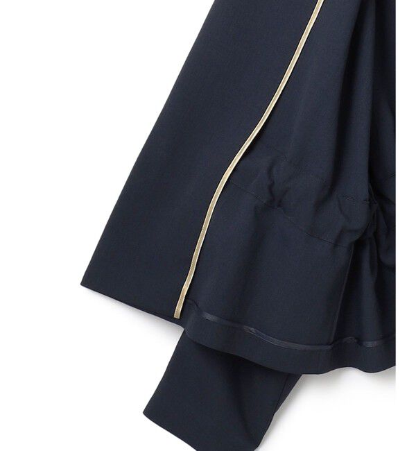 BEIGE,「【洗える・VERY掲載】PORDIC / ドロスト付きノーカラージャケット」|ノーカラージャケット|