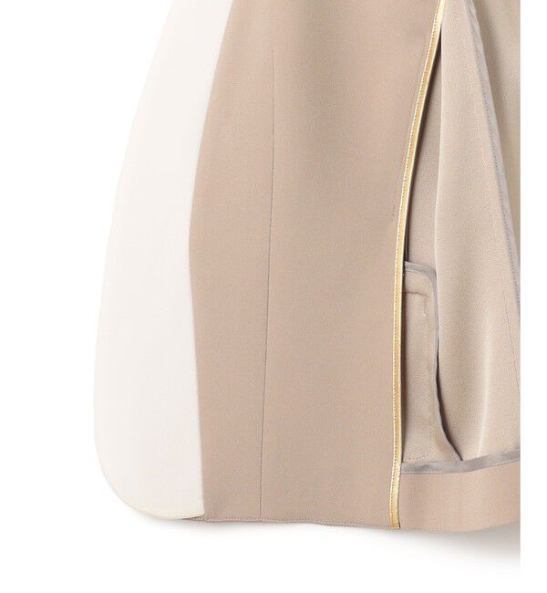 BEIGE,「【洗える・L-size】CINDY / ダブルカラージャケット」|ノーカラージャケット|