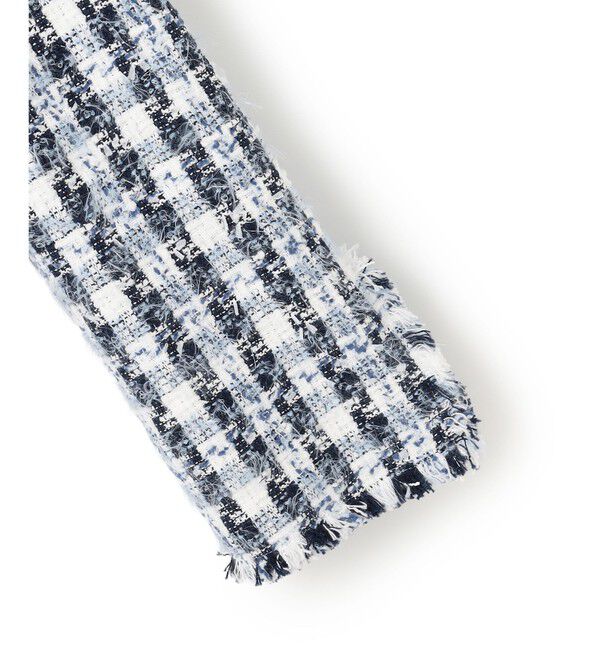 BEIGE,「BERYL / ファンシーツイードノーカラージャケット」|ノーカラージャケット|