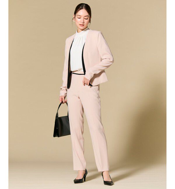 BEIGE,「【Lsize・セットアップ対応】CINDY / ダブルカラージャケット」|ノーカラージャケット|