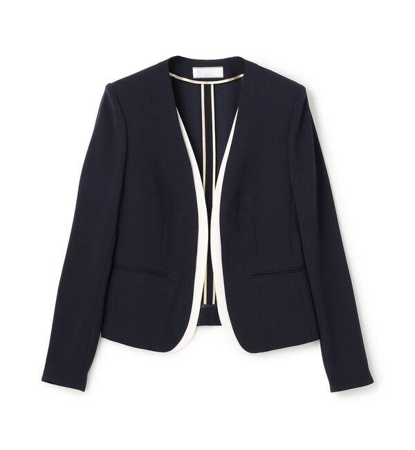 BEIGE,「【Lsize・セットアップ対応】CINDY / ダブルカラージャケット」|ノーカラージャケット|