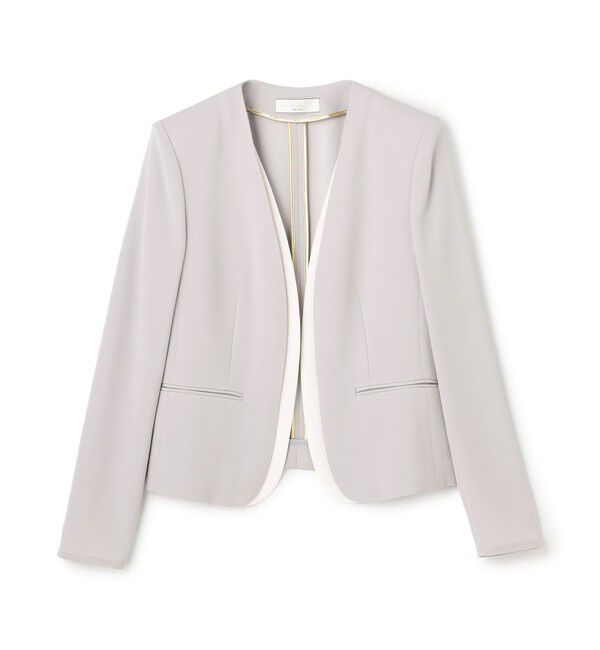 BEIGE,「【セットアップ対応】CINDY / ダブルカラージャケット」|ノーカラージャケット|