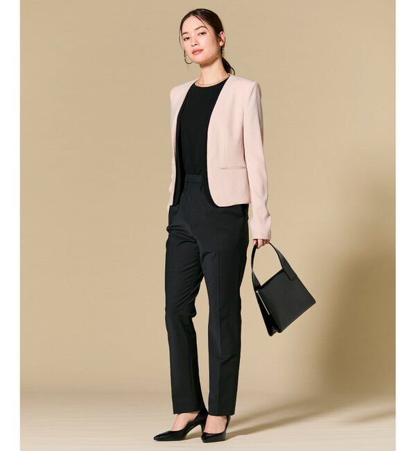 BEIGE,「【セットアップ対応】CINDY / ダブルカラージャケット」|ノーカラージャケット|