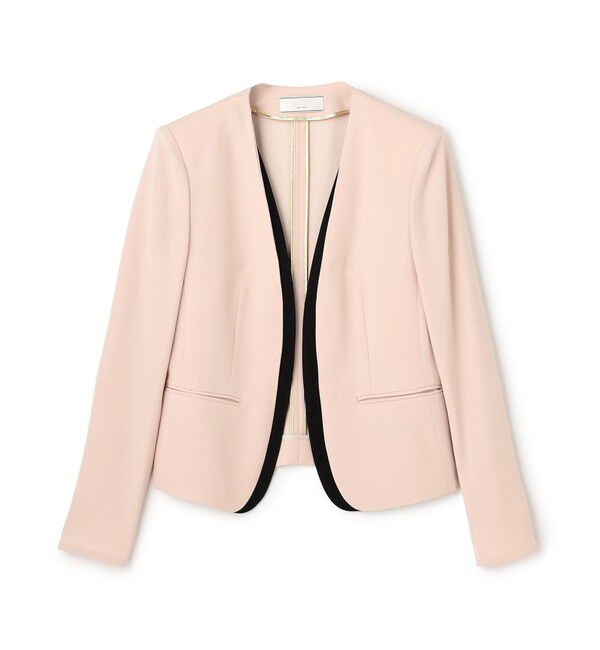 BEIGE,「【セットアップ対応】CINDY / ダブルカラージャケット」|ノーカラージャケット|