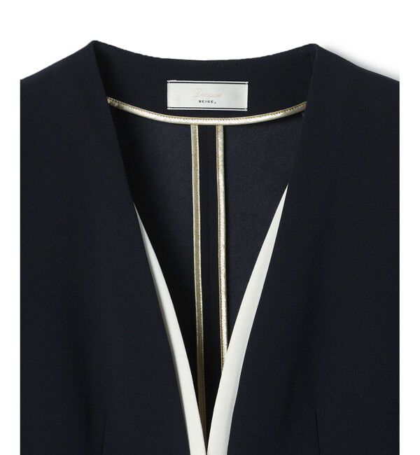 BEIGE,「【セットアップ対応】CINDY / ダブルカラージャケット」|ノーカラージャケット|