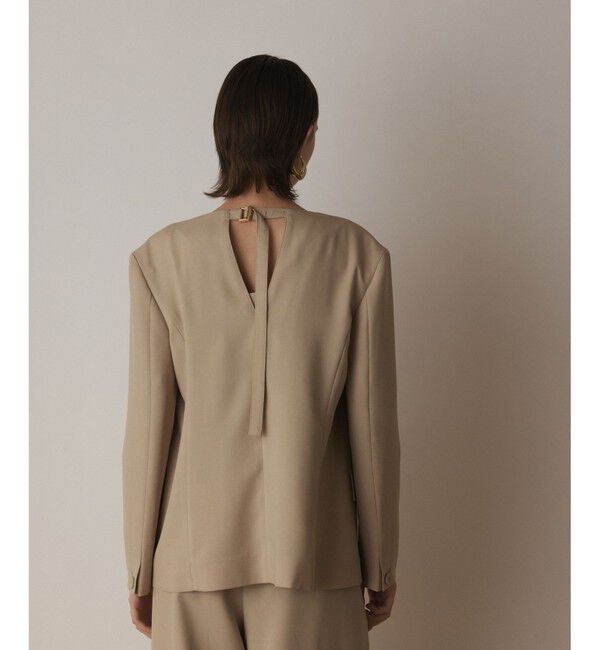 Diagram「バックシャンノーカラージャケット」|ノーカラージャケット|