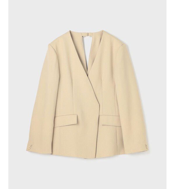 Diagram「バックシャンノーカラージャケット」|ノーカラージャケット|