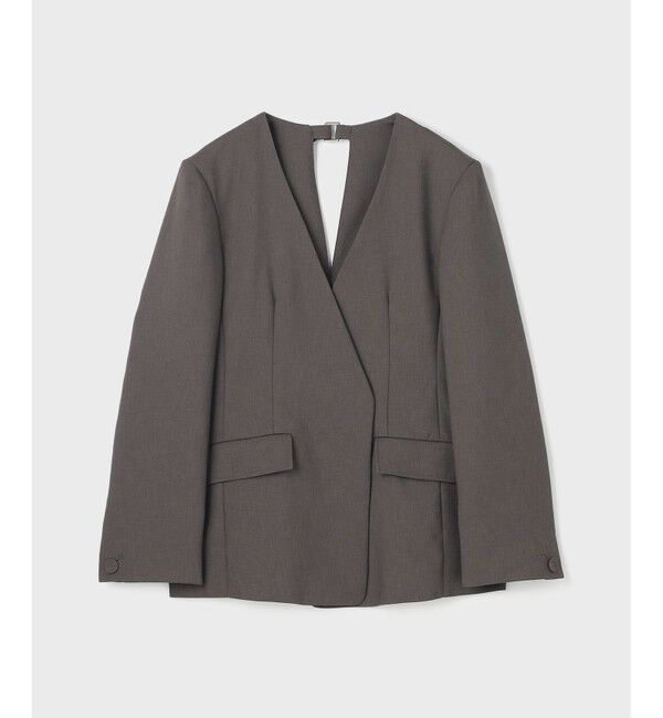 Diagram「バックシャンノーカラージャケット」|ノーカラージャケット|