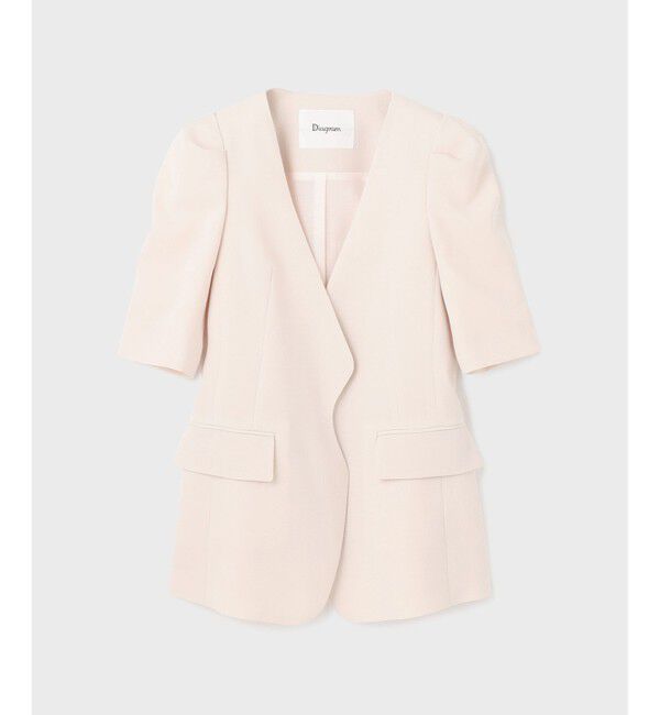 Diagram「パフスリーブジャケット」|ノーカラージャケット|