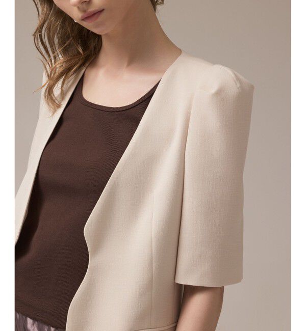 Diagram「パフスリーブジャケット」|ノーカラージャケット|