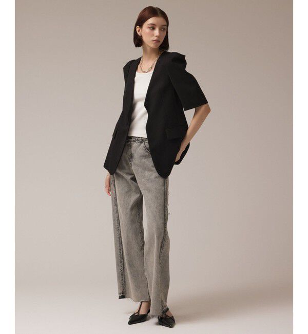 Diagram「パフスリーブジャケット」|ノーカラージャケット|