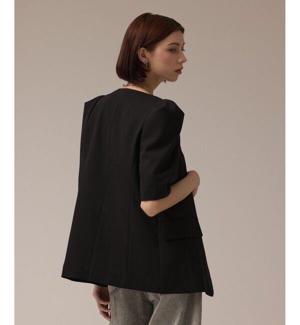Diagram「パフスリーブジャケット」|ノーカラージャケット|