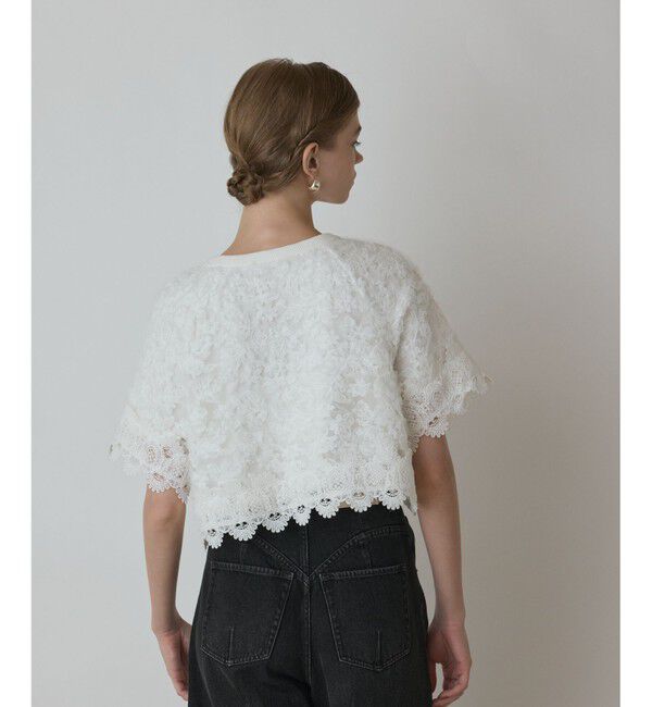 Diagram「フラワー刺繍ニットカーディガン」|カーディガン|