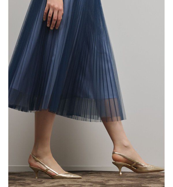 GRACE CONTINENTAL「コードレースプリーツワンピース」|ワンピース|