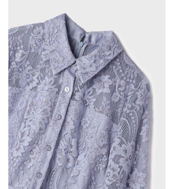 GRACE CONTINENTAL「コードレースプリーツワンピース」|ワンピース|