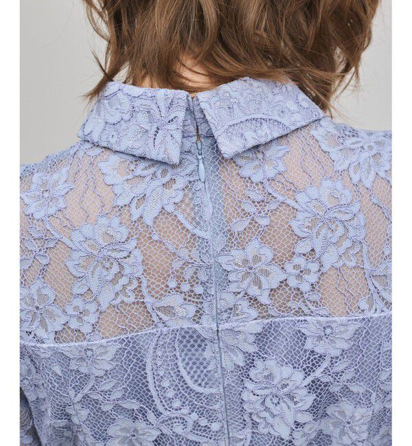 GRACE CONTINENTAL「コードレースプリーツワンピース」|ワンピース|