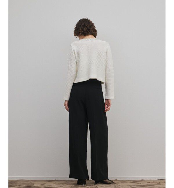 GRACE CONTINENTAL「ブレードツイードニットジャケット」|ノーカラージャケット|