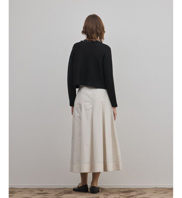 GRACE CONTINENTAL「ブレードツイードニットジャケット」|ノーカラージャケット|