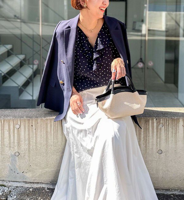 NOLLEY'S「2wayラッフル衿ブラウス」|シャツ・ブラウス|