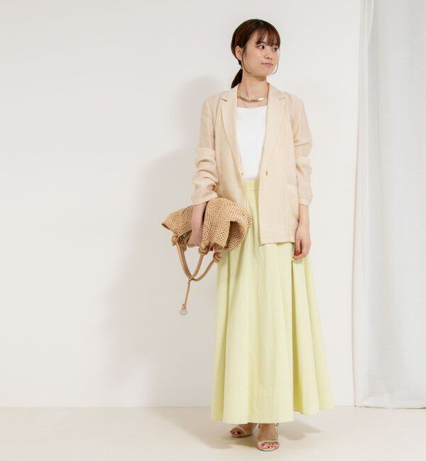 NOLLEY'S sophi「ウォッシャブルシアーシルクライトジャケット」|テーラードジャケット|