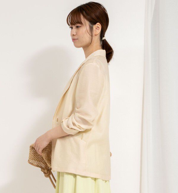NOLLEY'S sophi「ウォッシャブルシアーシルクライトジャケット」|テーラードジャケット|