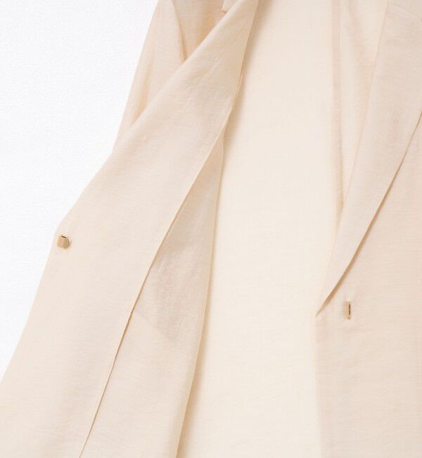 NOLLEY'S sophi「ウォッシャブルシアーシルクライトジャケット」|テーラードジャケット|