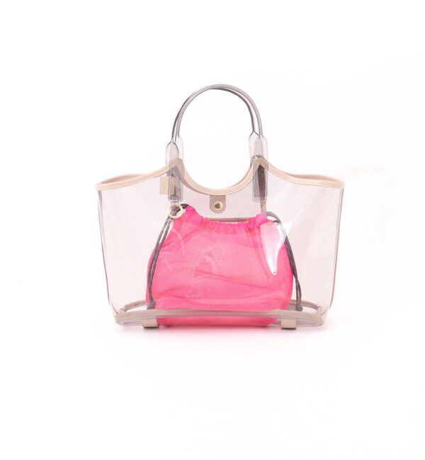 NOLLEY'S「PVCトート＆メッシュ巾着バッグ」|トートバッグ|