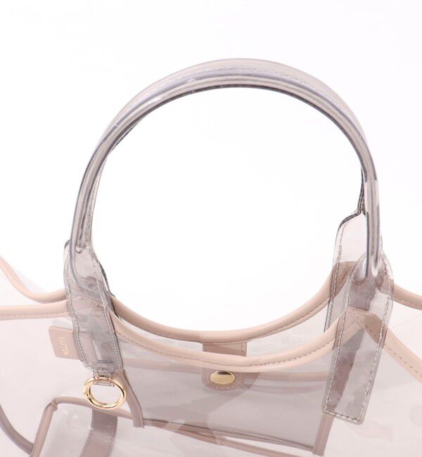 NOLLEY'S「PVCトート＆メッシュ巾着バッグ」|トートバッグ|