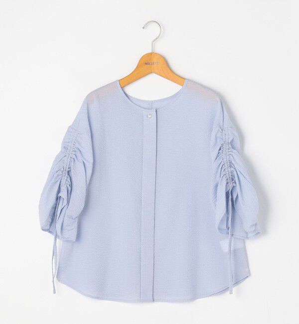NOLLEY'S「ポコポコサッカー2WAYブラウス」|シャツ・ブラウス|
