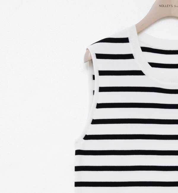 NOLLEY'S sophi「《アンサンブル対応/手洗い可能》マルチファンクション総針ノースリーブプルオーバーニット」|ニット・セーター|