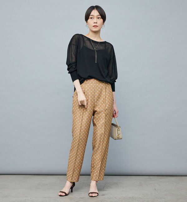 NOLLEY'S sophi「イタリー糸ラメシアー2WAYプルオーバーニット」|ニット・セーター|