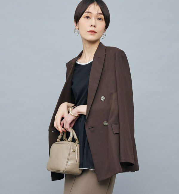 NOLLEY'S sophi「ウォッシャブルボイルシアーダブルジャケット」|テーラードジャケット|