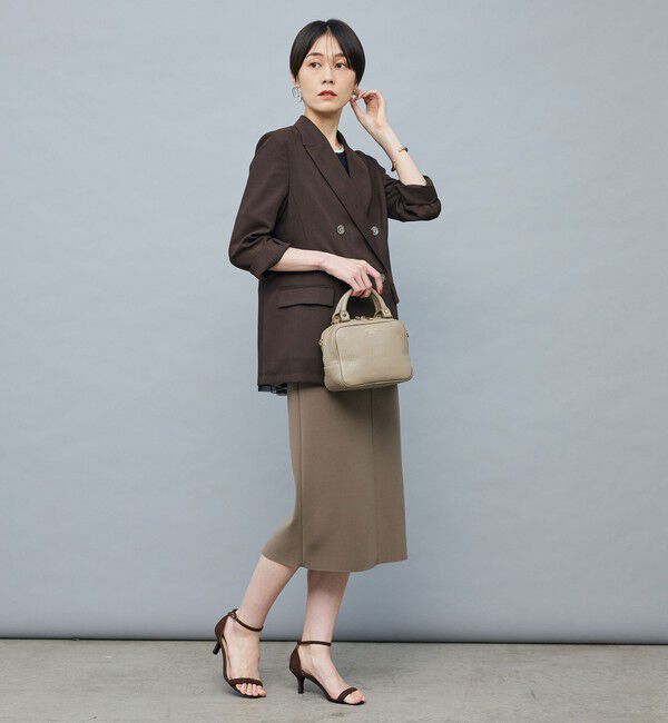 NOLLEY'S sophi「ウォッシャブルボイルシアーダブルジャケット」|テーラードジャケット|