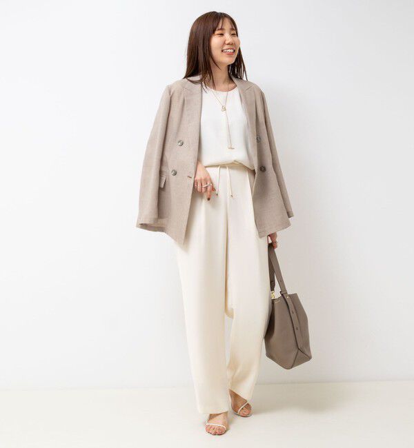 NOLLEY'S sophi「ウォッシャブルボイルシアーダブルジャケット」|テーラードジャケット|