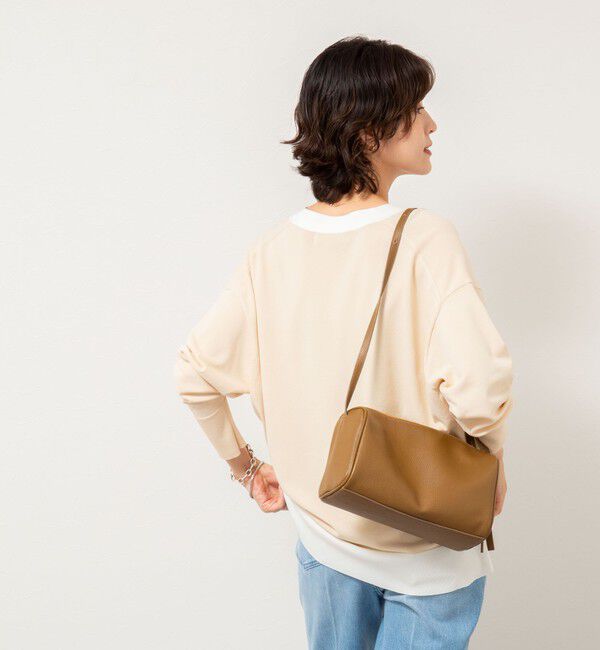 NOLLEY'S sophi「《手洗い可能》マルチファンクション配色Vネックカーディガン」|カーディガン|