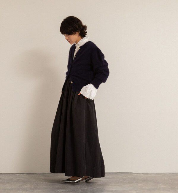 MAQWEL「【追加】【MAQWEL/マクウェル】ソフトタフタワンピース」|ワンピース|