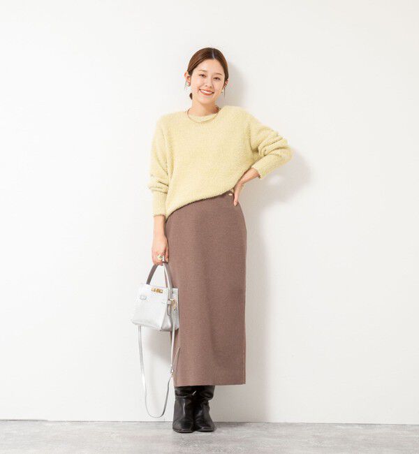 NOLLEY'S「《手洗い可能》ラメシャギープルオーバー」|ニット・セーター|