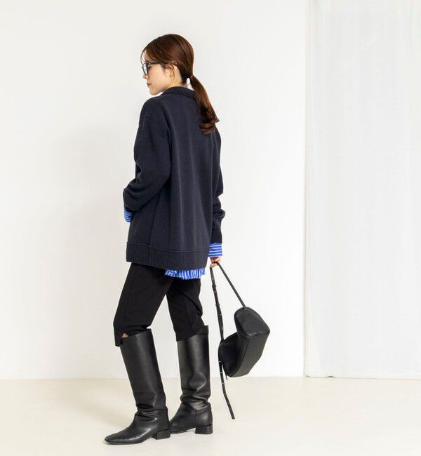 Rie Miller「《手洗い可能》ハーフZIPプルオーバー」|ニット・セーター|