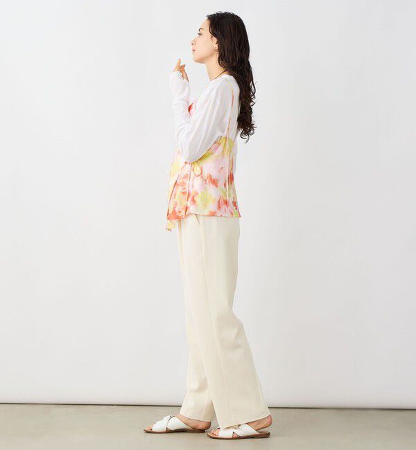 NOLLEY'S sophi「ウォッシャブルブラープリントキャミブラウス」|キャミソール|