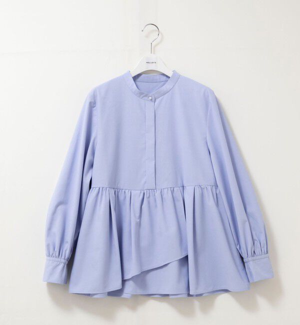 NOLLEY'S「ウォッシャブルイレギュラーヘムブラウス」|シャツ・ブラウス|