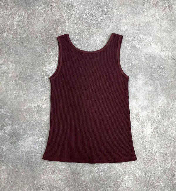 fredy emue「ニットライクテレコタンクトップ」|Tシャツ・カットソー|