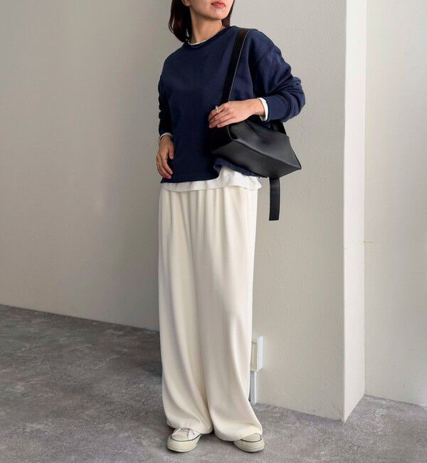 fredy emue「【累計販売数4万本突破！】とろみツイルストレートイージーパンツ」|チノ|