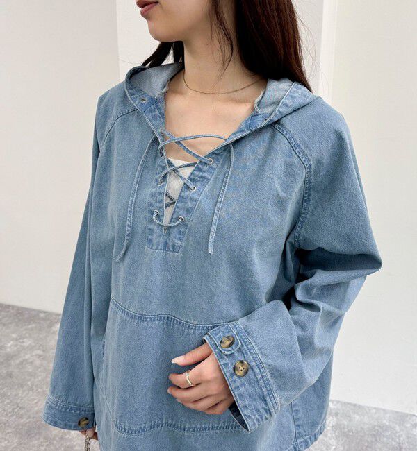 fredy emue「デニムアノラック」|シャツ・ブラウス|