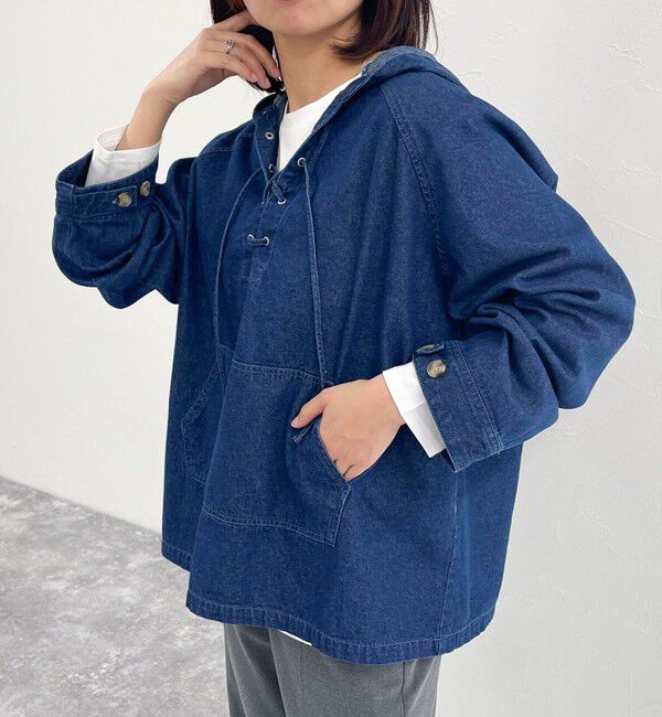 fredy emue「デニムアノラック」|シャツ・ブラウス|